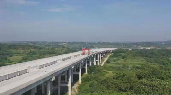合璧津高速全线桥梁建设进度已超过2/3